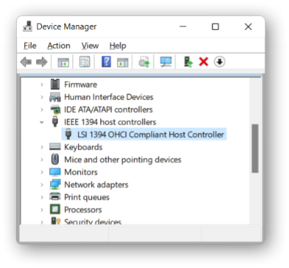 IEE 1394 device
